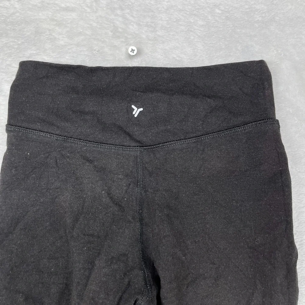 Old‎ Navy Active PowerChill High-Rise Flare Leggings Girls XL Black - 21x26.5
